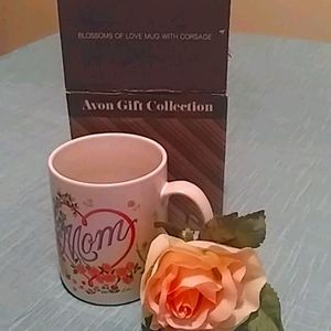 Avon Blossoms of Love Mug w/Corsage